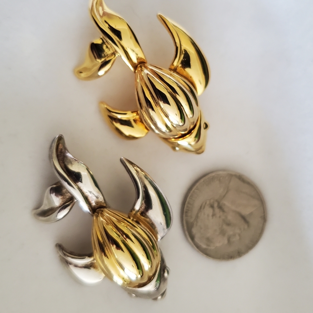 Jesera Vintage Goldfish Brooches